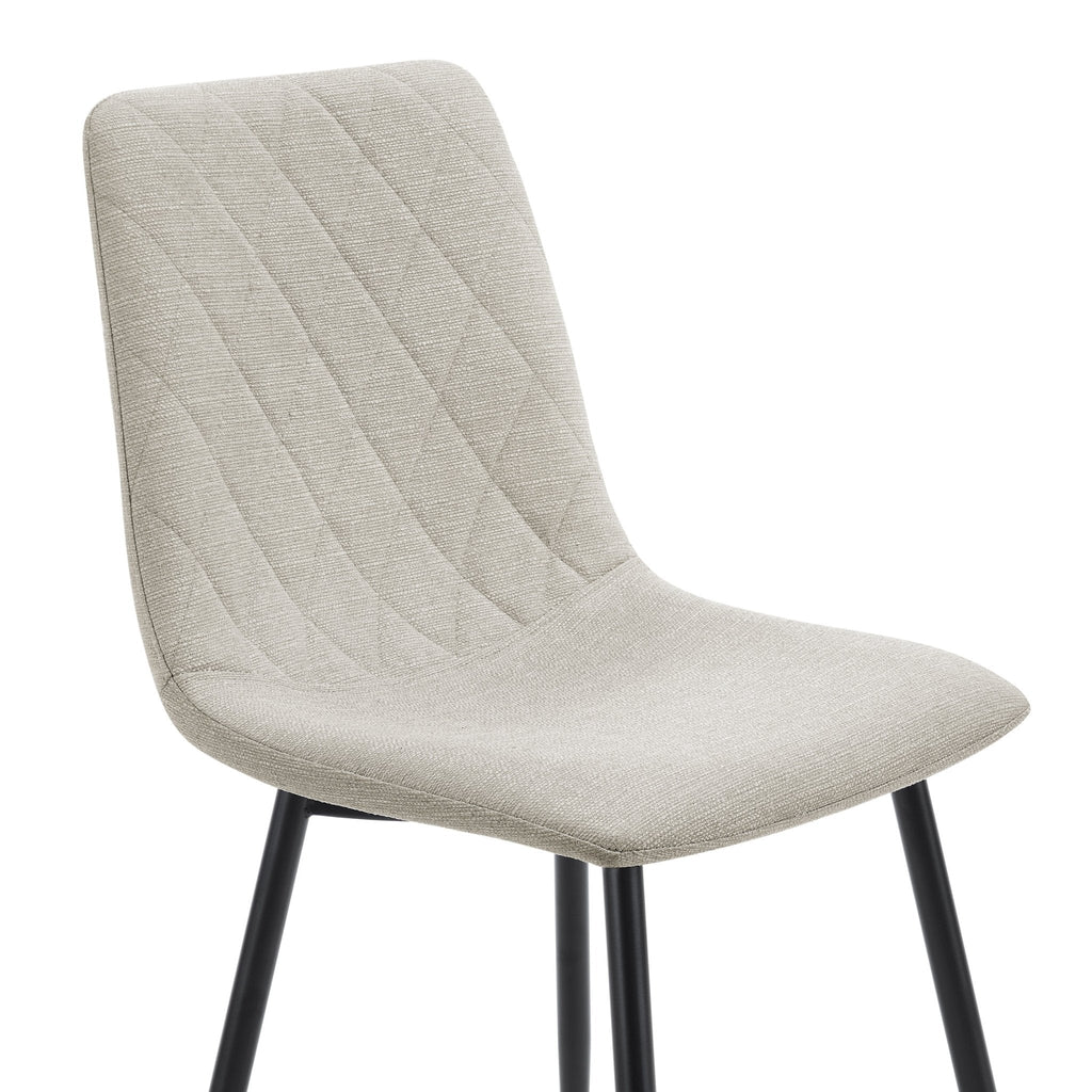 Dusklia - Annie Set Of 2 Dining Chairs - Linen - Stone Grey