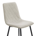 Dusklia - Annie Set Of 2 Dining Chairs - Linen - Stone Grey