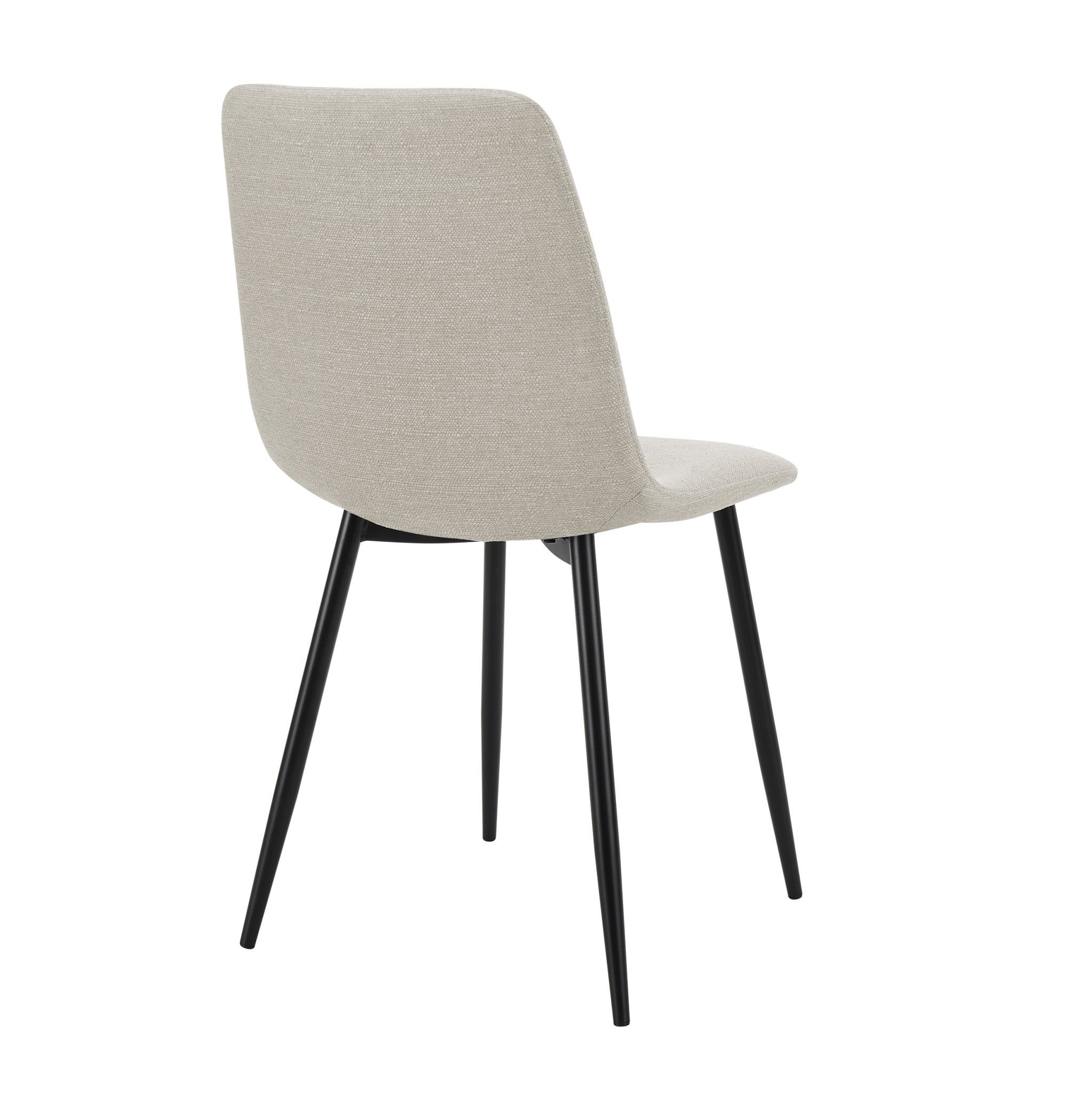 Dusklia - Annie Set Of 2 Dining Chairs - Linen - Stone Grey