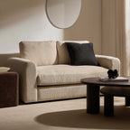 Dusklia - Antalya 2 Seater Sofa - Sand Boucle