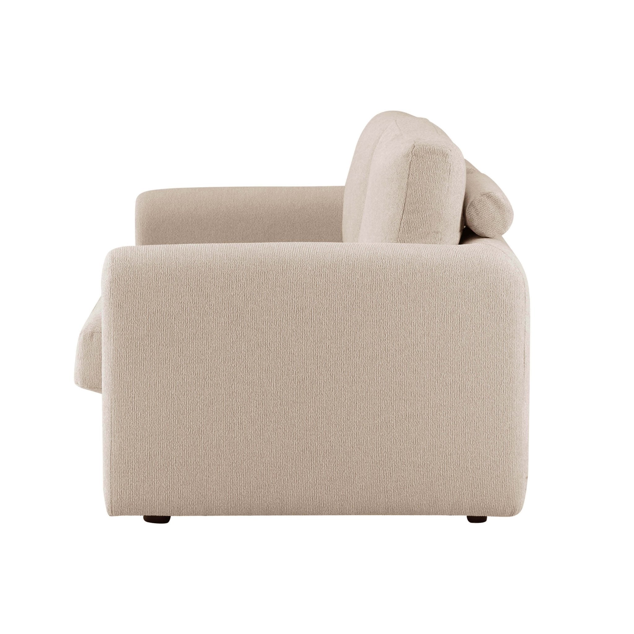 Dusklia - Antalya 2 Seater Sofa - Sand Boucle