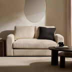 Dusklia - Antalya 2 Seater Sofa - Sand Boucle