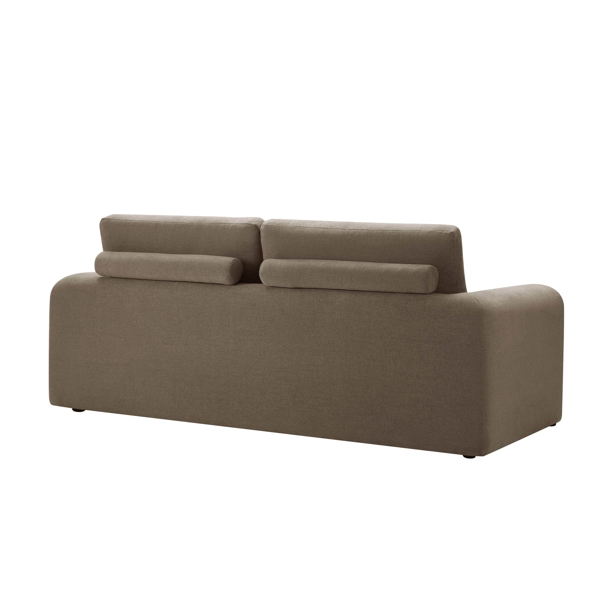 Dusklia - Antalya 3 Seater Sofa - Chenille Mushroom