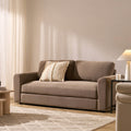 Dusklia - Antalya 3 Seater Sofa - Chenille Mushroom