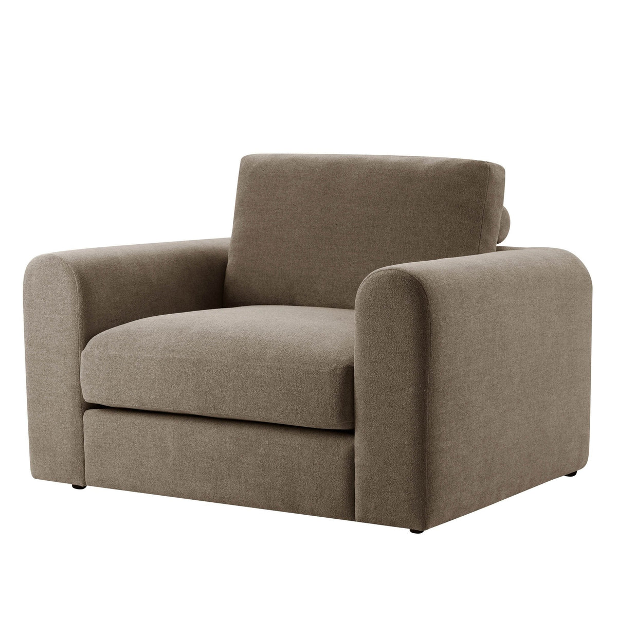 Dusklia - Antalya Loveseat - Chenille Mushroom