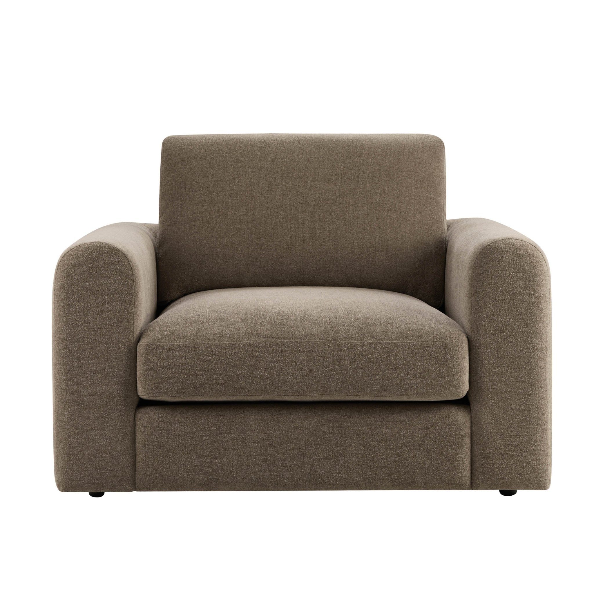 Dusklia - Antalya Loveseat - Chenille Mushroom