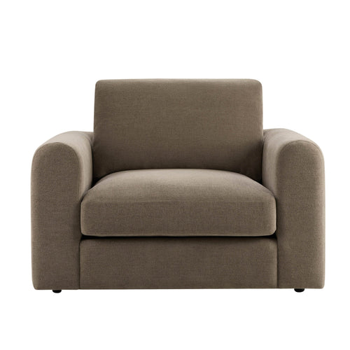 Dusklia - Antalya Loveseat - Chenille Mushroom