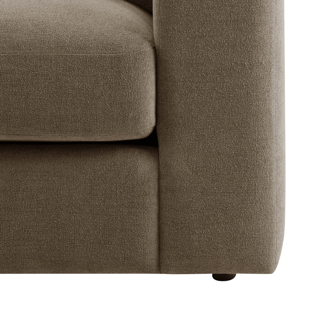 Dusklia - Antalya Loveseat - Chenille Mushroom
