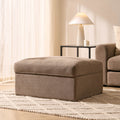Dusklia - Antalya Storage Ottoman Pouffe - Chenille Mushroom