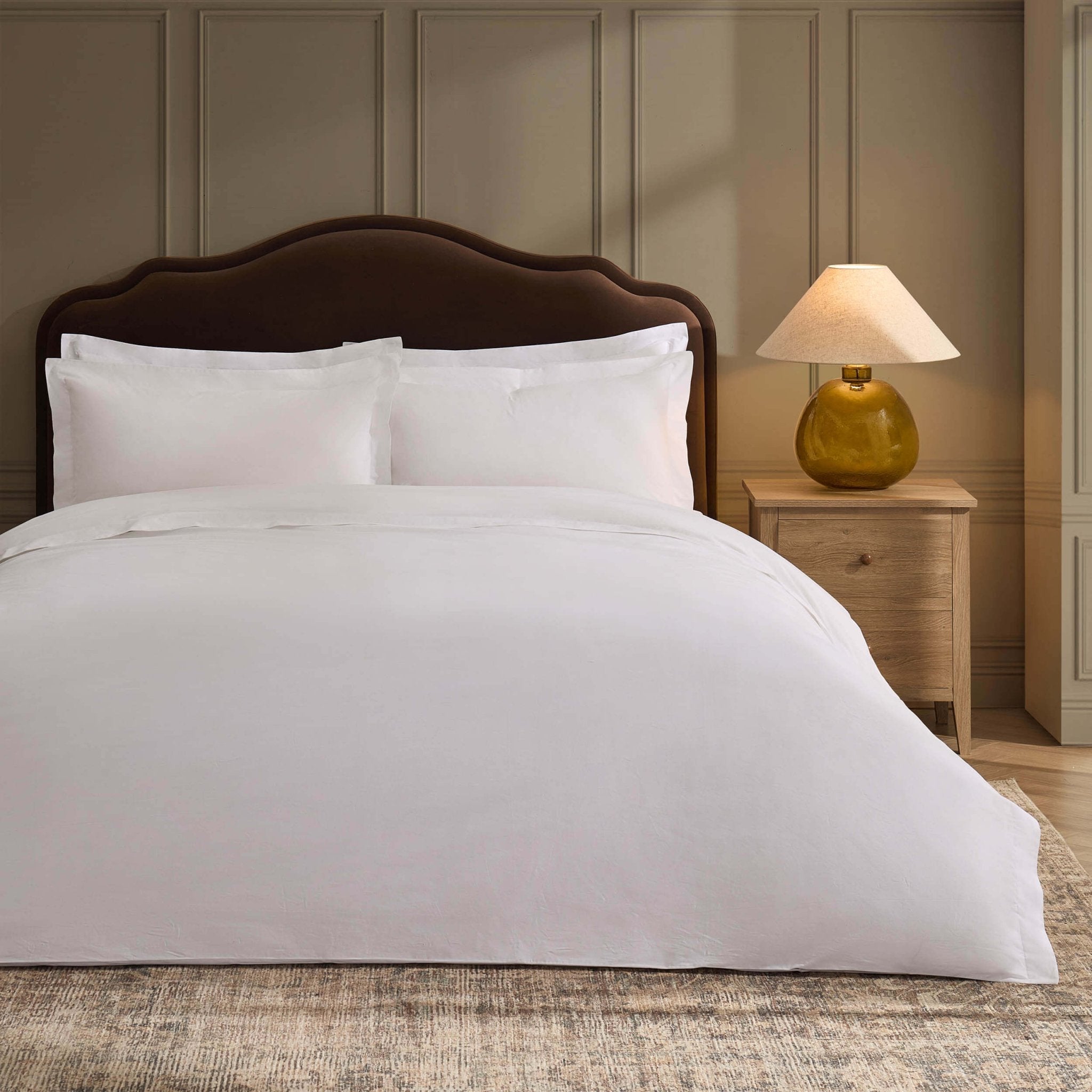 Dusklia - Anti-Allergy 200 Thread Count Duvet Cover - White