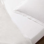 Dusklia - Anti-Allergy 200 Thread Count Fitted Sheet - White