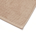 Dusklia - Antigua Soft Fine Ribbed Towel Collection - Natural