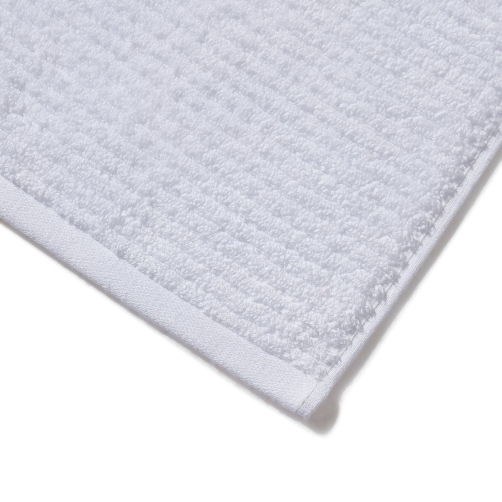 Dusklia - Antigua Soft Fine Ribbed Towel Collection - White