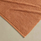 Dusklia - Antigua Soft Fine Ribbed Towel Collection - Burnt Orange