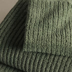 Dusklia - Antigua Soft Fine Ribbed Towel Collection - Fern