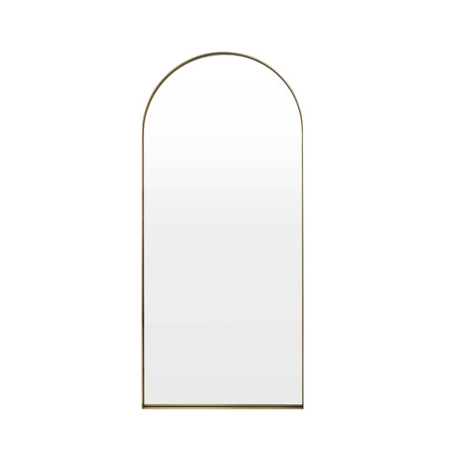 Dusklia - Arched Full Length Mirror - Gold