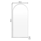 Dusklia - Arched Full Length Mirror - Gold