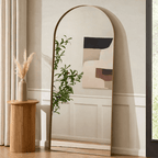 Dusklia - Arched Full Length Mirror - Gold