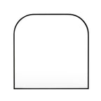 Dusklia - Arched Mantel Mirror - Black