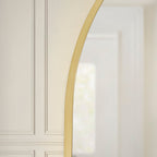 Dusklia - Arched Mantel Mirror - Gold