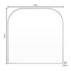 Dusklia - Arched Mantel Mirror - Gold