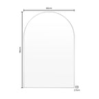 Dusklia - Arched Wall Mirror - Black