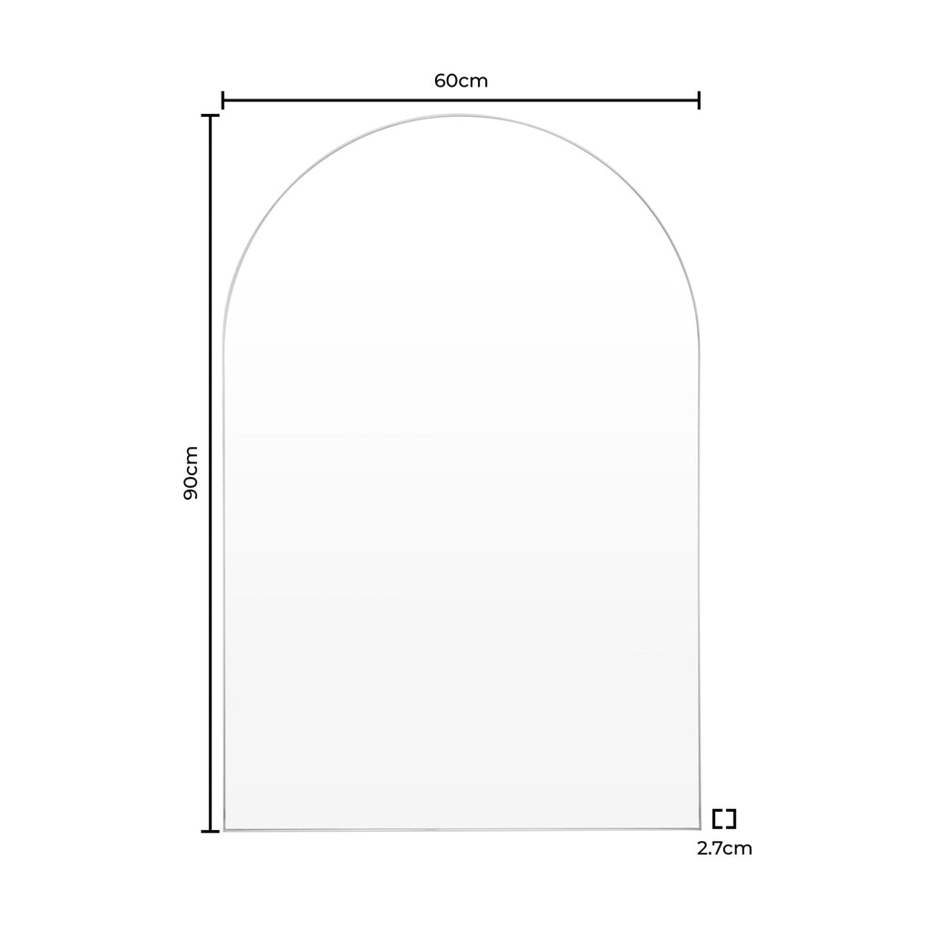 Dusklia - Arched Wall Mirror - Gold
