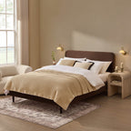 Dusklia - Ascot Bed Frame - Cappuccino