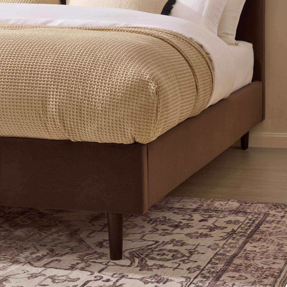 Dusklia - Ascot Bed Frame - Cappuccino