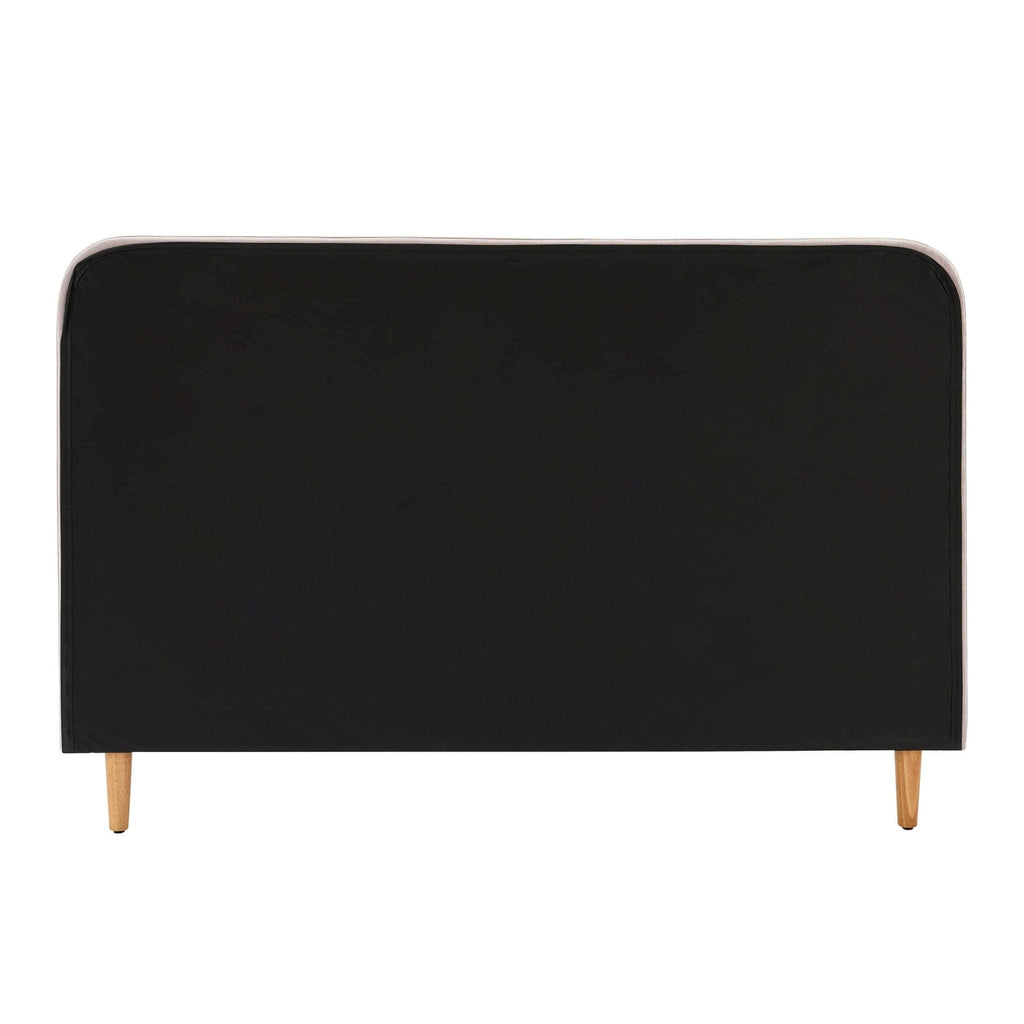 Dusklia - Ascot Bed Frame - Chenille Light Grey