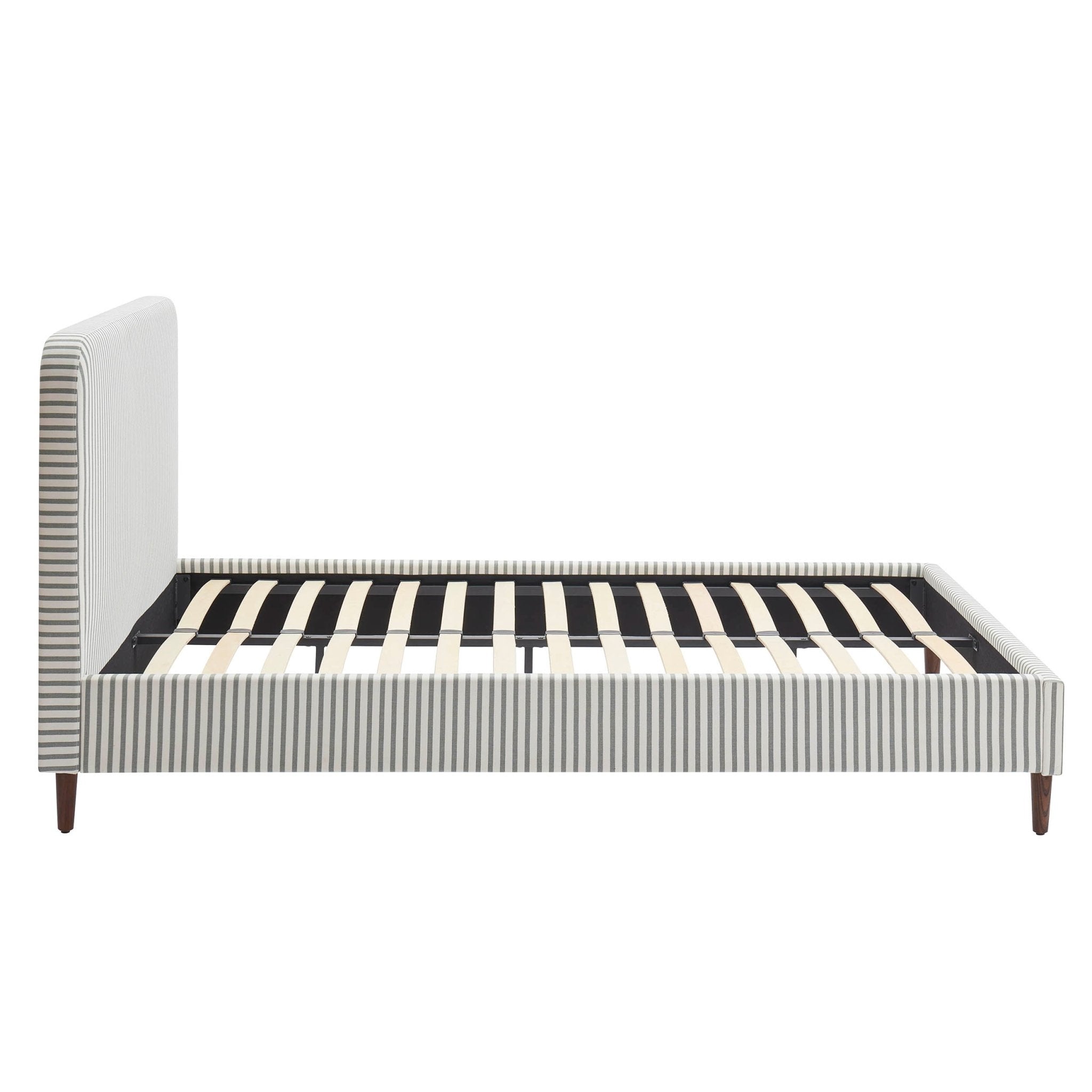 Dusklia - Ascot Bed Frame - Sage Stripe