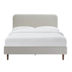 Dusklia - Ascot Bed Frame - Sage Stripe