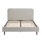 Dusklia - Ascot Bed Frame - Sage Stripe