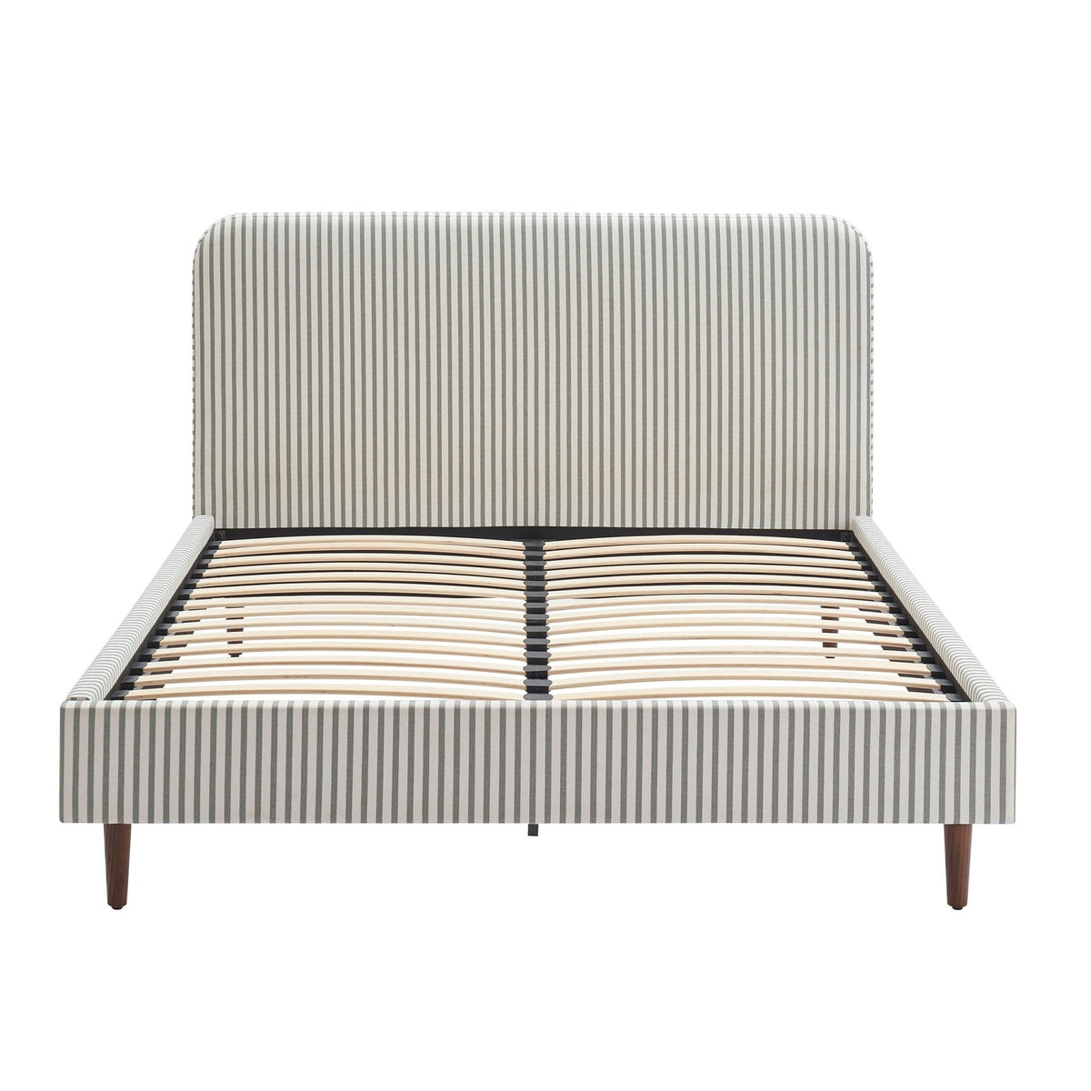 Dusklia - Ascot Bed Frame - Sage Stripe