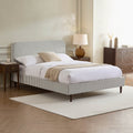 Dusklia - Ascot Bed Frame - Sage Stripe