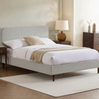 Dusklia - Ascot Bed Frame - Sage Stripe