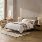 Dusklia - Ascot Bed Frame - Stone Grey