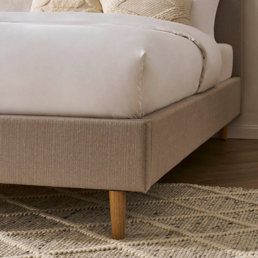 Dusklia - Ascot Bed Frame - Stone Grey
