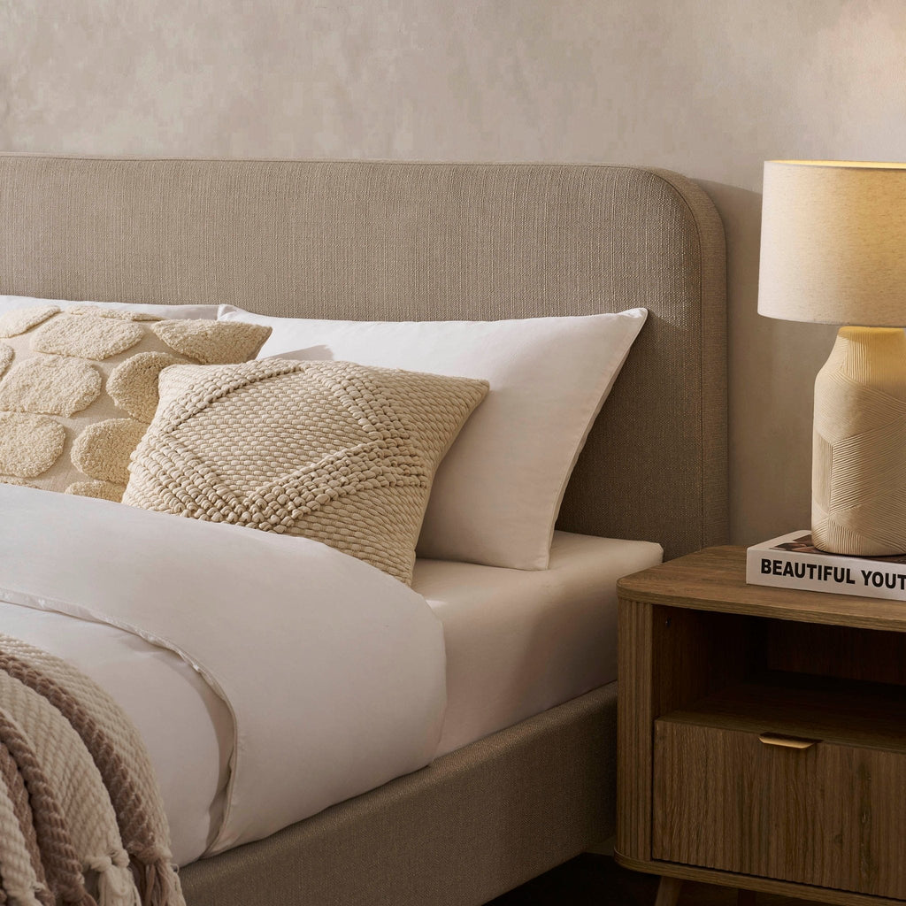 Dusklia - Ascot Bed Frame - Stone Grey
