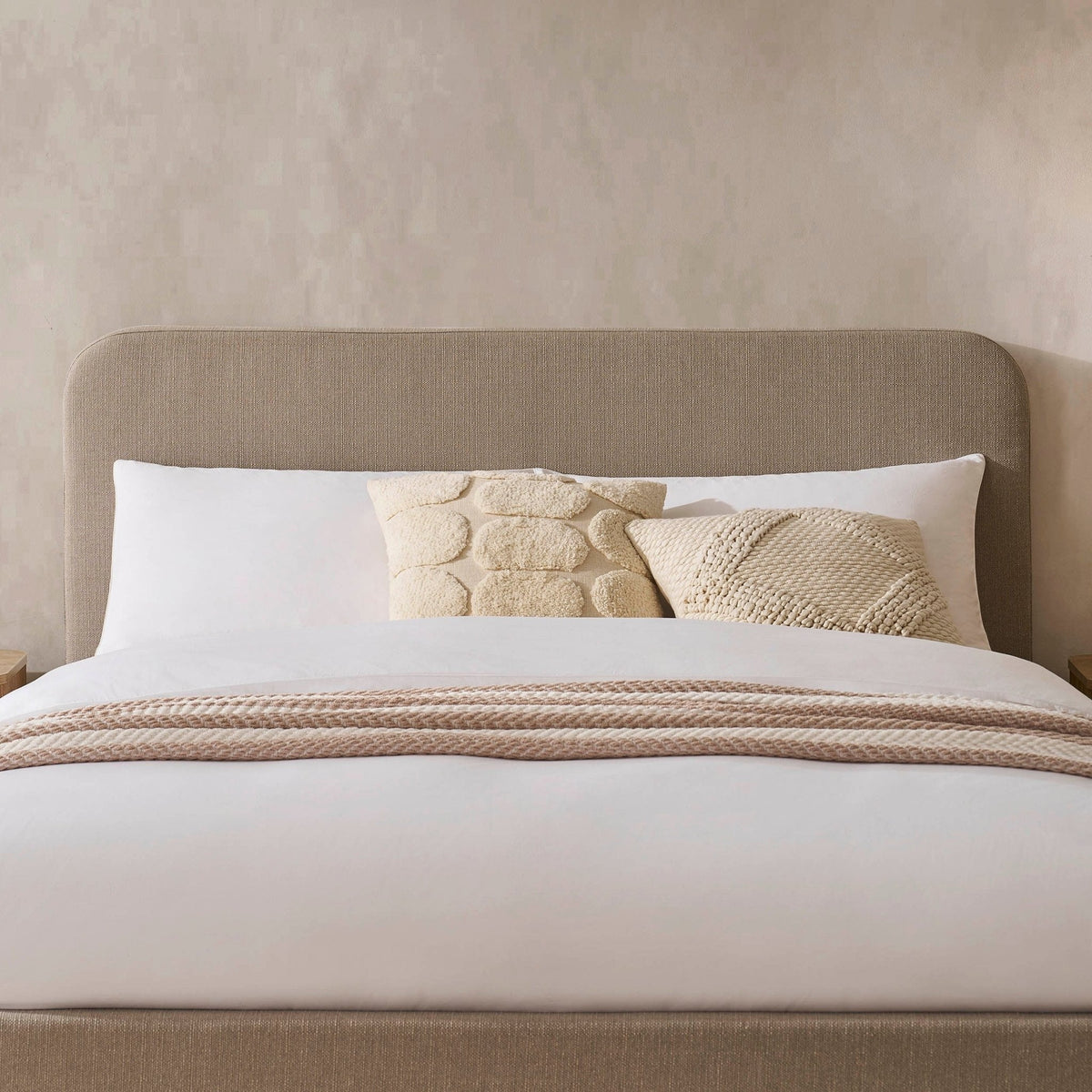 Dusklia - Ascot Bed Frame - Stone Grey