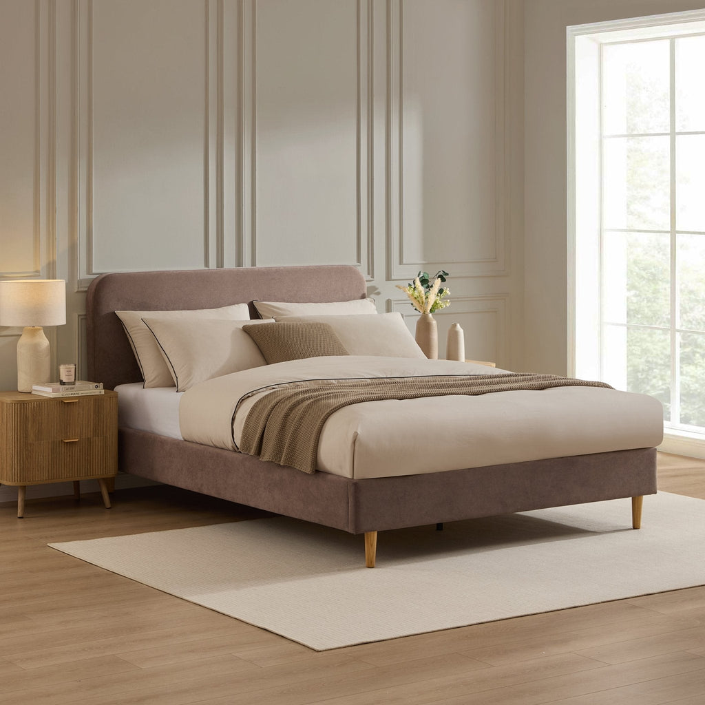 Dusklia - Ascot Bed Frame - Taupe
