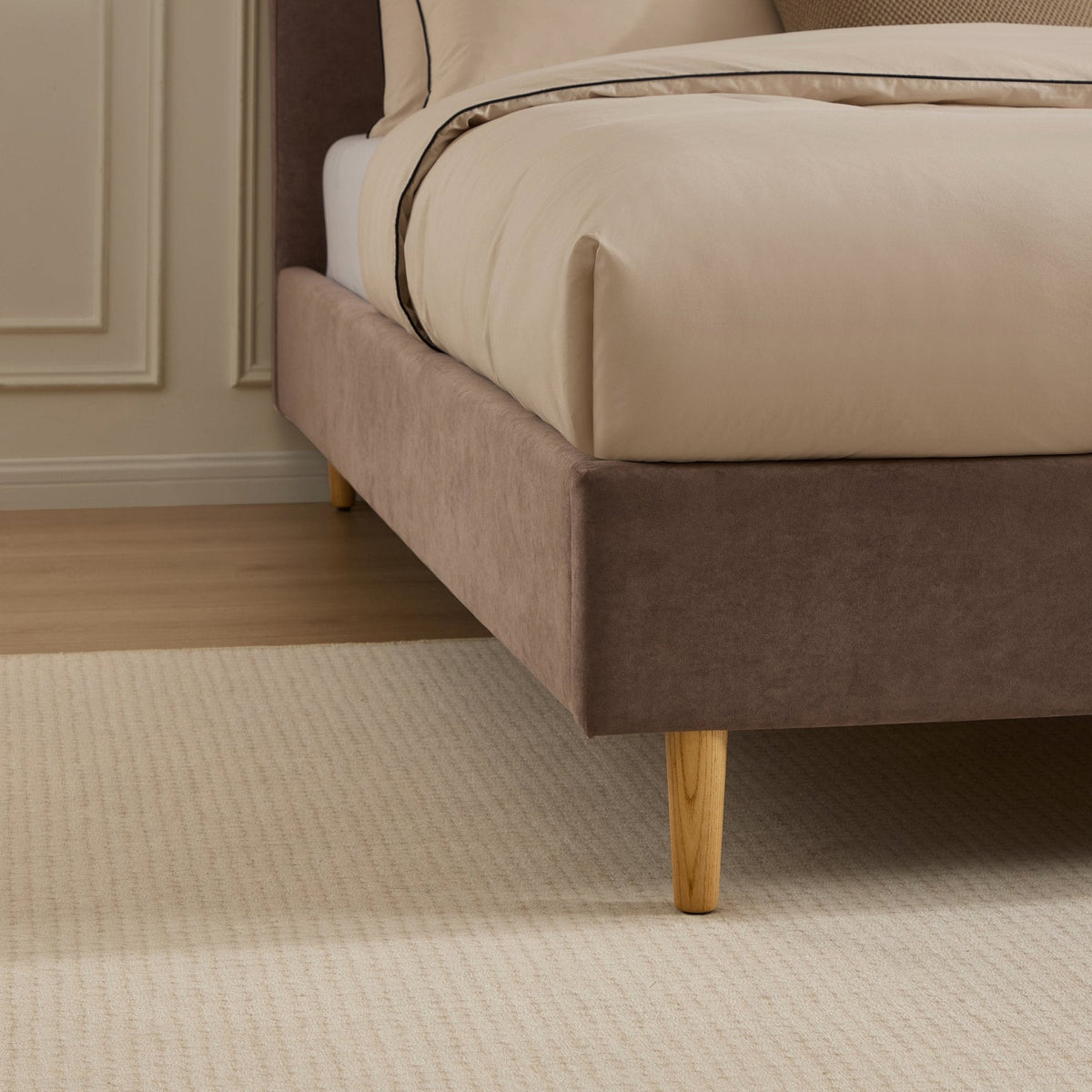 Dusklia - Ascot Bed Frame - Taupe