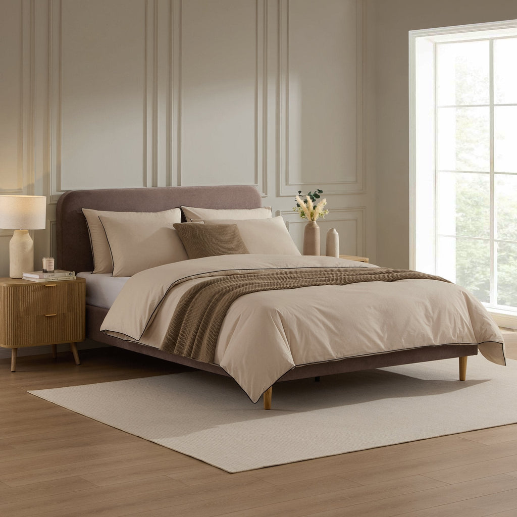 Dusklia - Ascot Bed Frame - Taupe