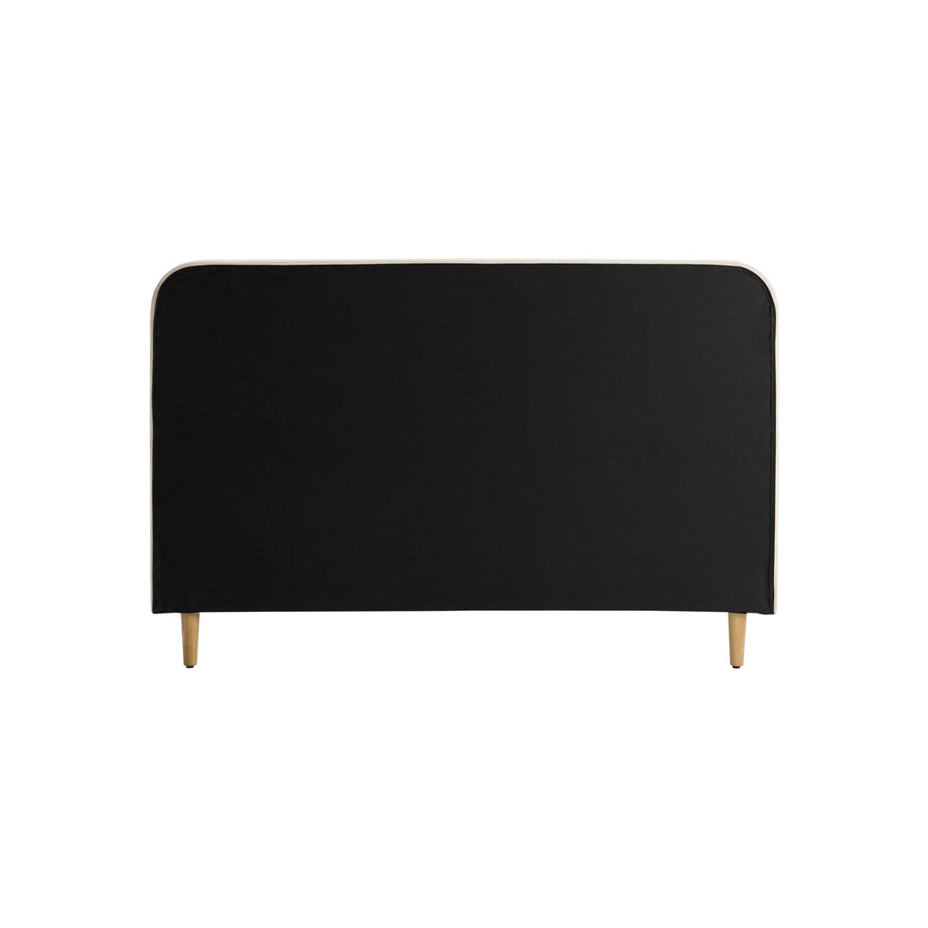 Dusklia - Ascot Henley Bed Frame - Cream Linen