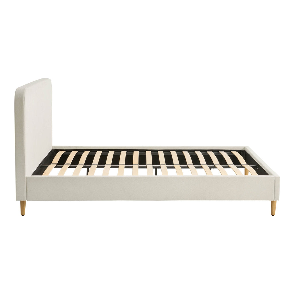 Dusklia - Ascot Henley Bed Frame - Cream Linen