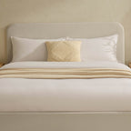 Dusklia - Ascot Henley Bed Frame - Cream Linen