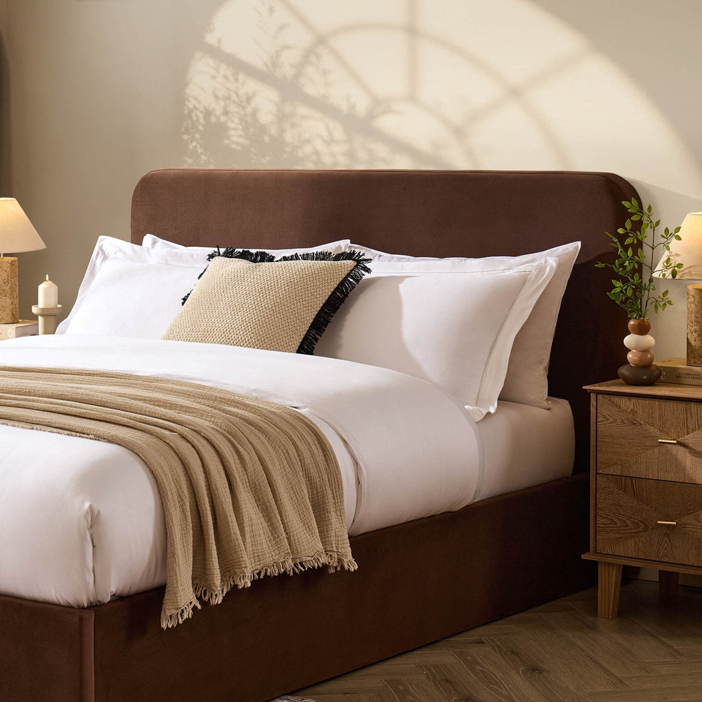 Dusklia - Ascot Ottoman Storage Bed - Cappuccino