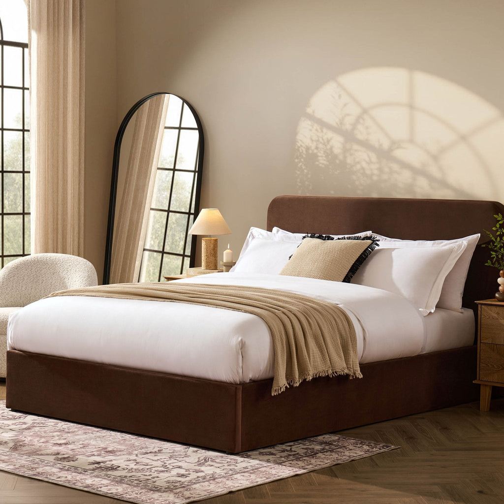 Dusklia - Ascot Ottoman Storage Bed - Cappuccino