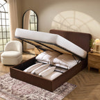 Dusklia - Ascot Ottoman Storage Bed - Cappuccino
