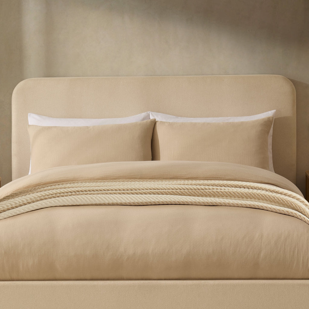 Lit de rangement Ascot - Crème en lin